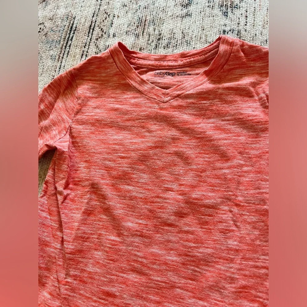 GAP Orange Short Sleeve Tee Relaxed Fit